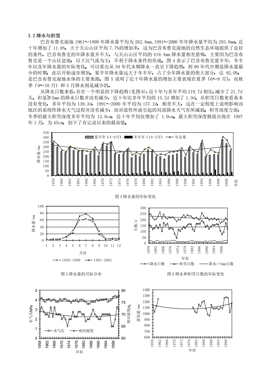 天山巴音布鲁克高寒湿地气候变化及其对地表水的影响_第3页