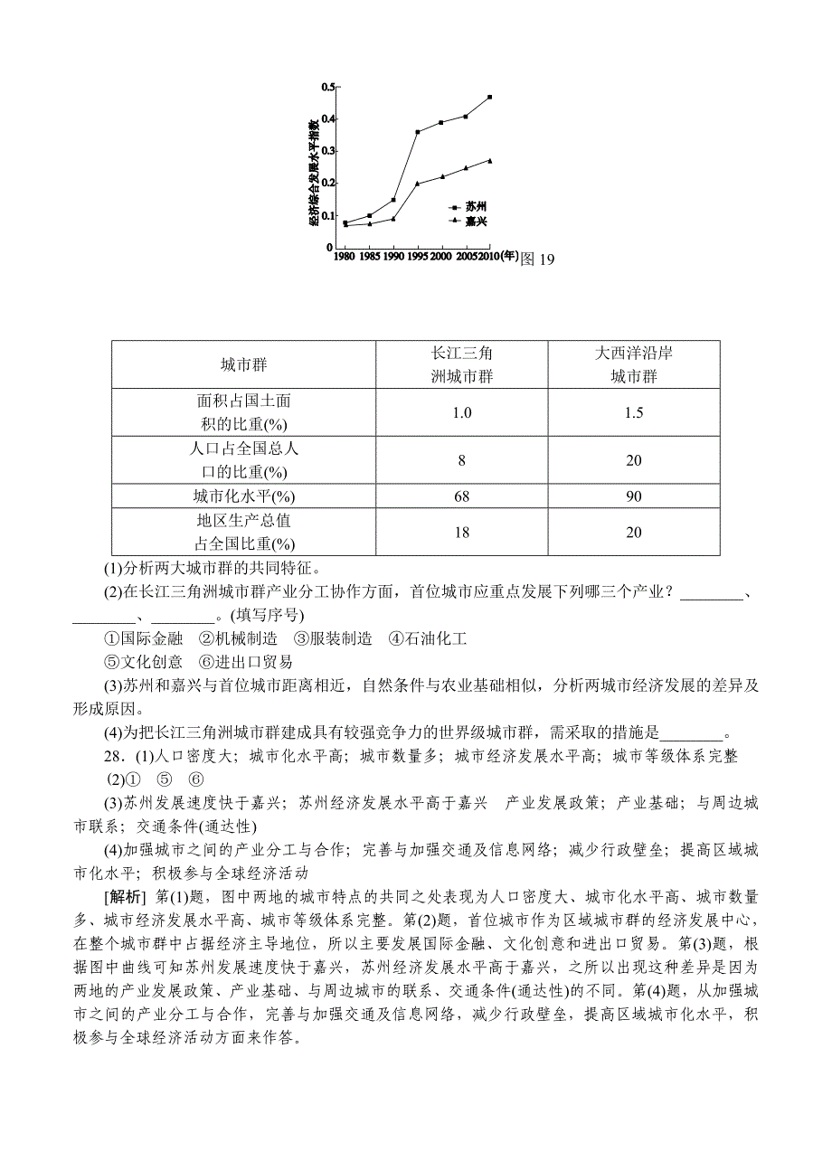 （高三地理试卷）-125-高考地理的（高考真题+模拟新题）分类汇编：K单元 地域联系与可持续发展_第4页