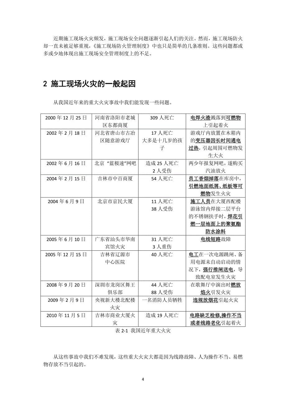 工程项目管理论文-从上海高层火灾论施工安全管理制度不足_第5页