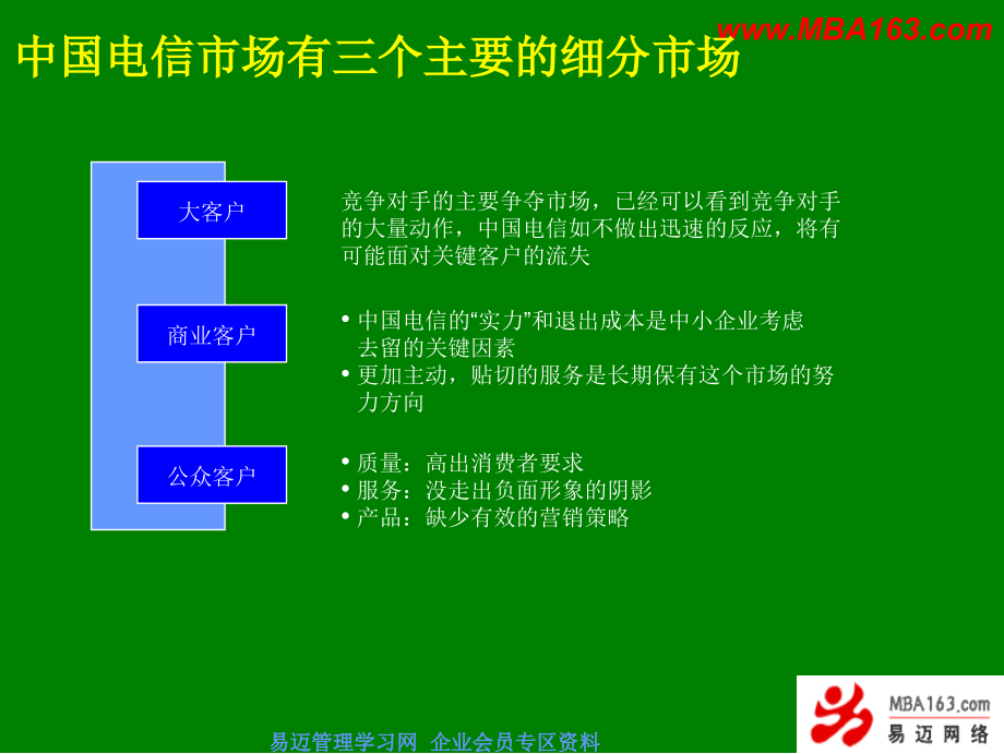 大客户业务管理咨询报告范例(电信行业)_第4页