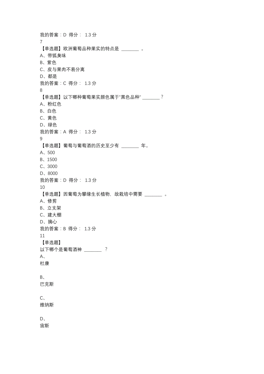 2017葡萄酒与西方文化第一章作业题附答案_第2页