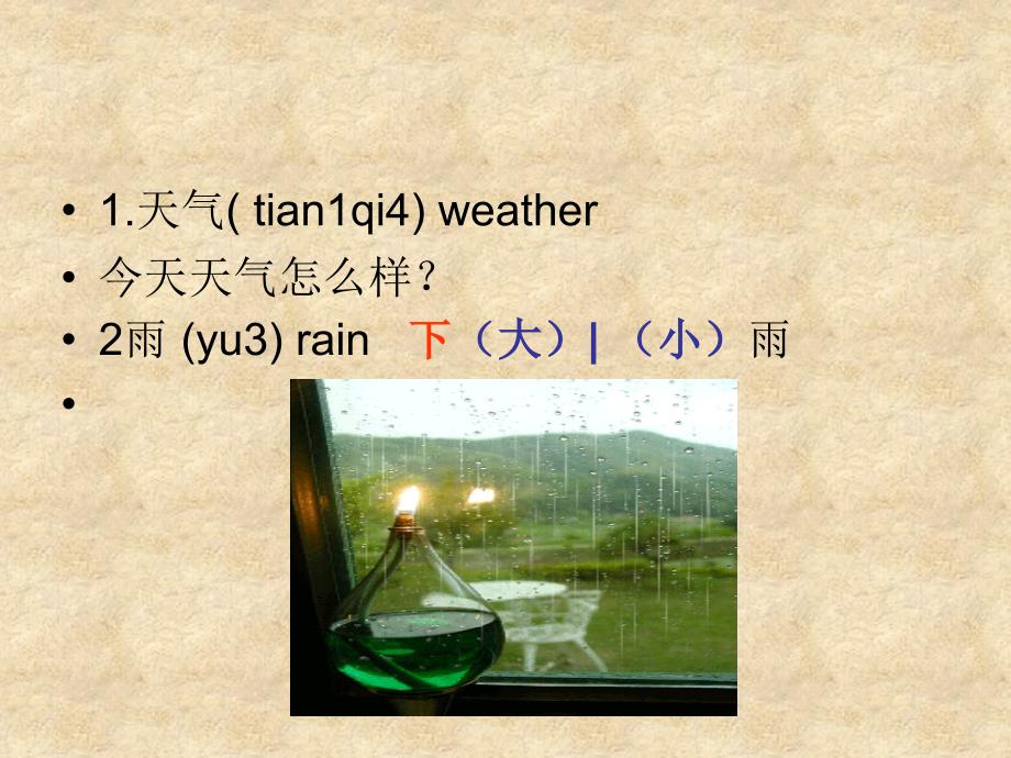 初级汉语口语-第十四课-今天天气怎 么样_第2页