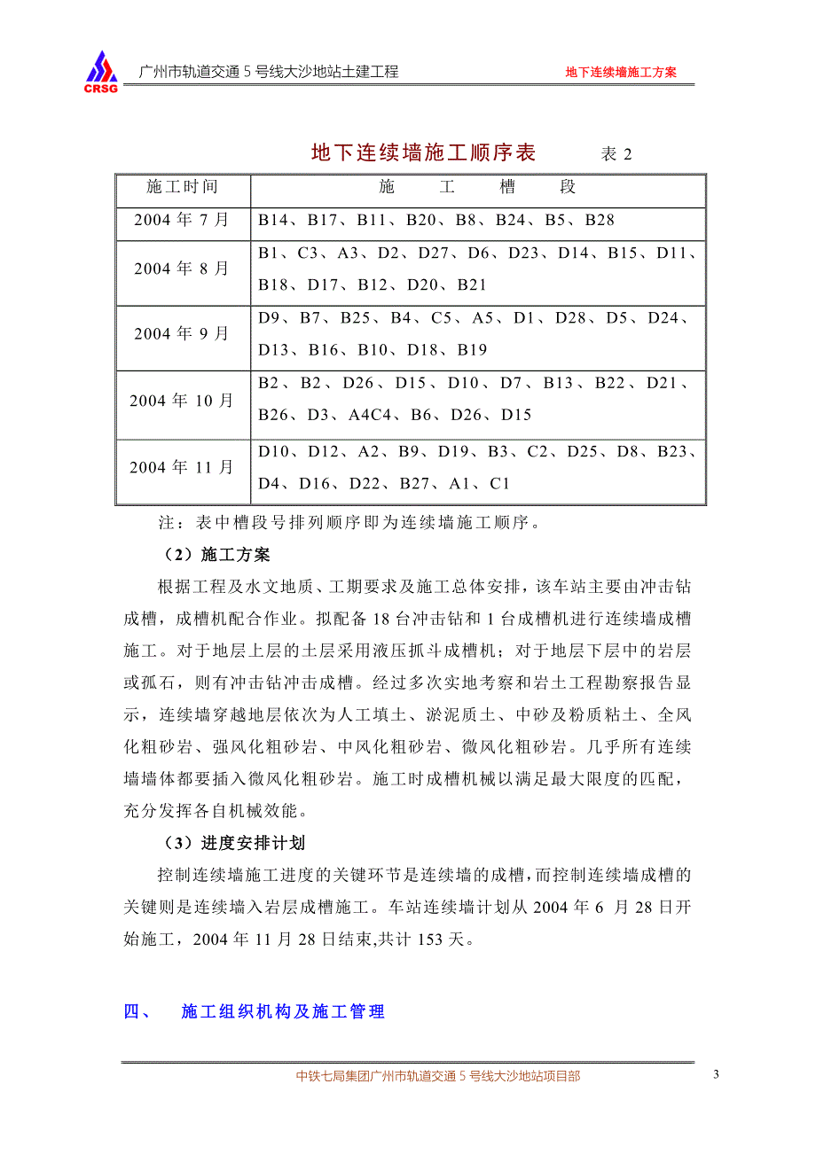 连续墙施工方案-大沙地站_第3页