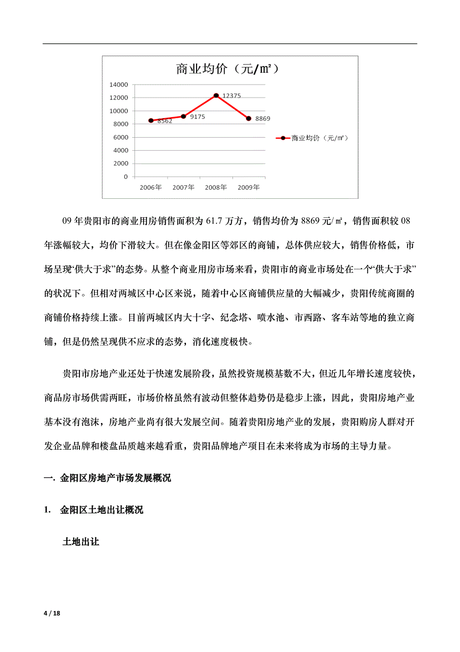 贵阳市及金阳区房地产及商业市场发展概况_第4页