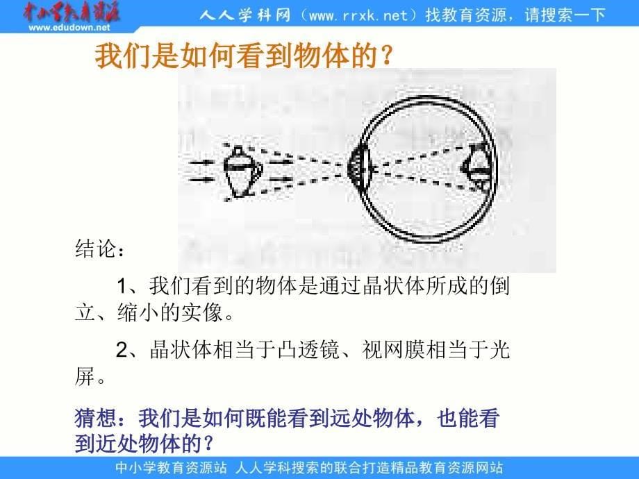 沪科版物理八年级4.6《眼睛与视力矫正》课件5_第5页
