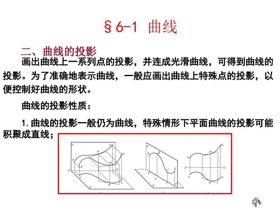 画法几何及土木工程制图之曲线和曲面ppt培训课件_第5页