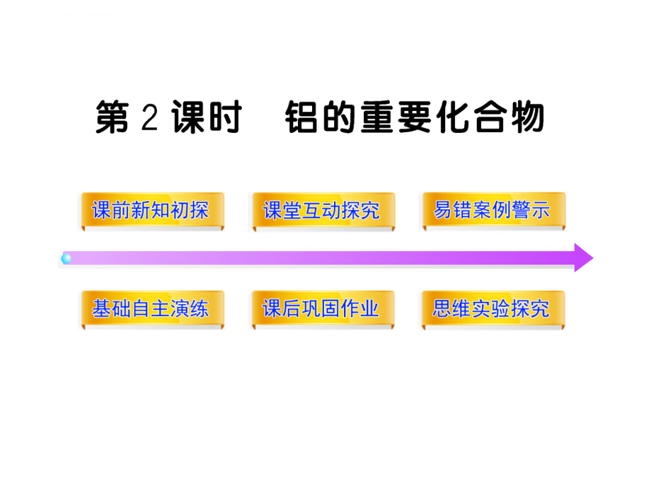 高一化学课件：3.2.2铝的重要化合物（人教版必修1）_第1页