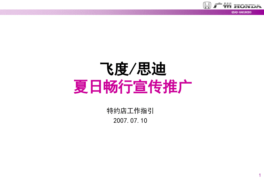 本田飞度宣传推广方案(精品)_第1页