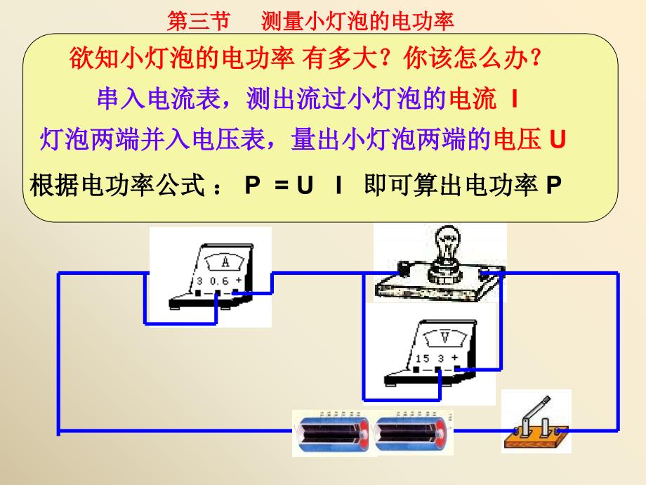 北师大版物理九下13.4《探究---测量小灯泡的电功率》ppt课件[最新版]_第2页