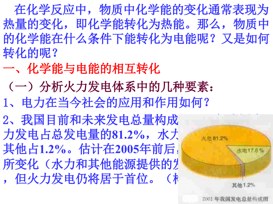 高一化学下学期化学能与电能1  新人教版ppt培训课件_第3页