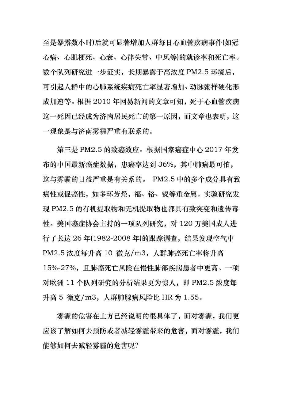 雾霾污染的健康效应_第5页