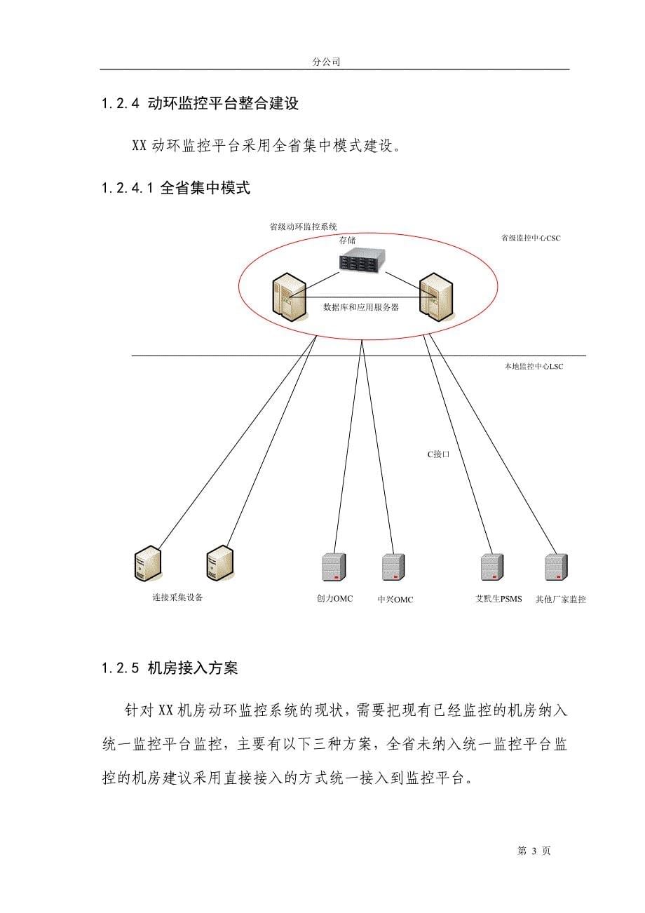 动力环境监控系统项目建议书推荐_第5页