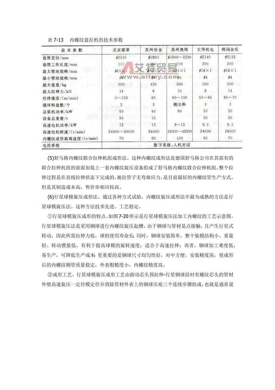 水平连铸-行星轧制-盘管拉伸加工生产内螺纹铜盘管的成形工序_第2页