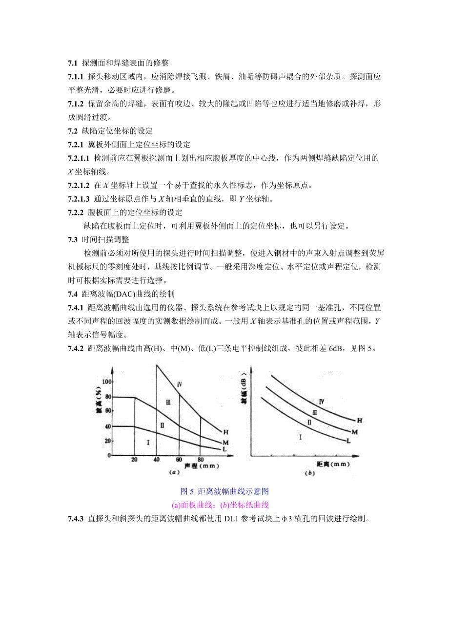 DLT542-94 钢熔化焊T形接头角焊缝超声波检验方法和质量分级_第5页