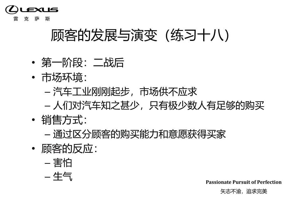 整车销售技巧 雷克萨斯 3上ppt培训课件_第5页