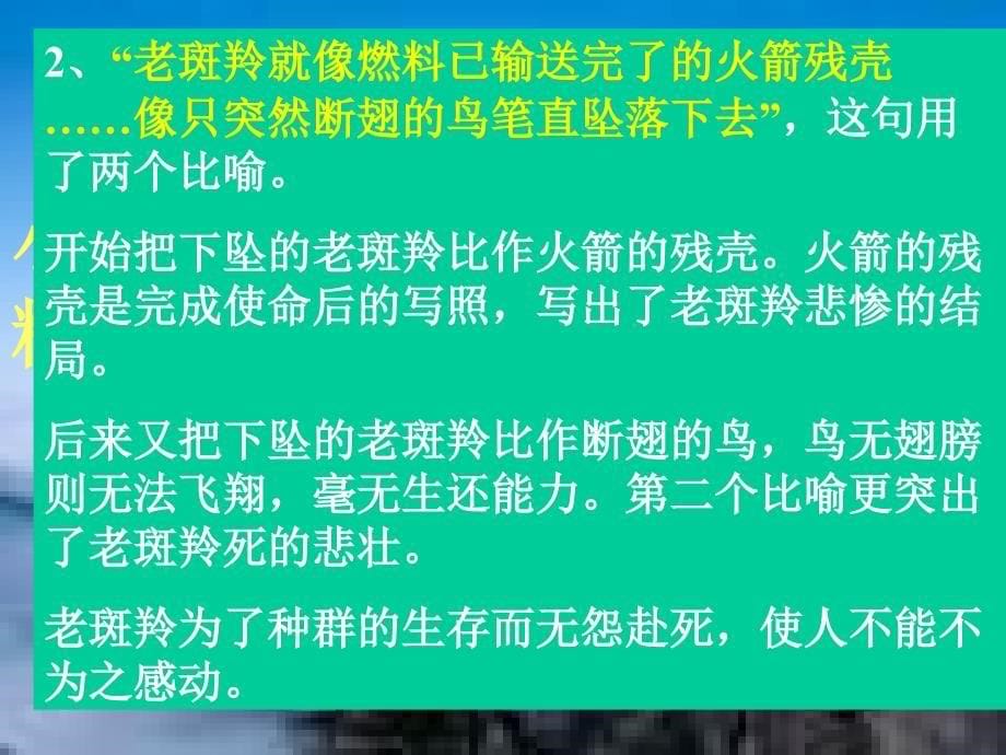 七年级语文斑羚飞渡_6ppt培训课件_第5页