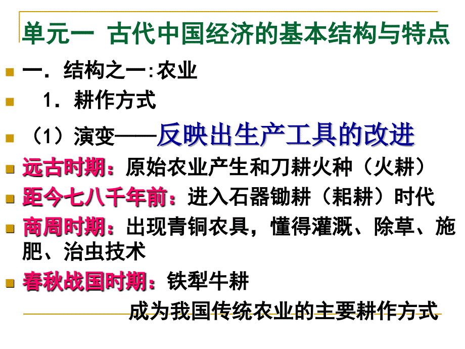 人教版历史必修2第一二单元复习 ppt培训课件_第2页