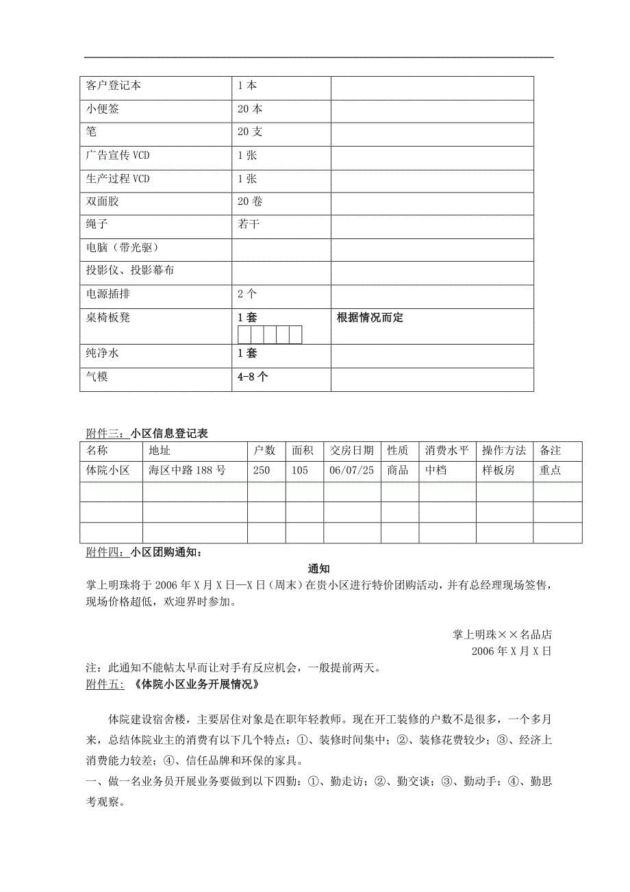 小区推广计划_第5页