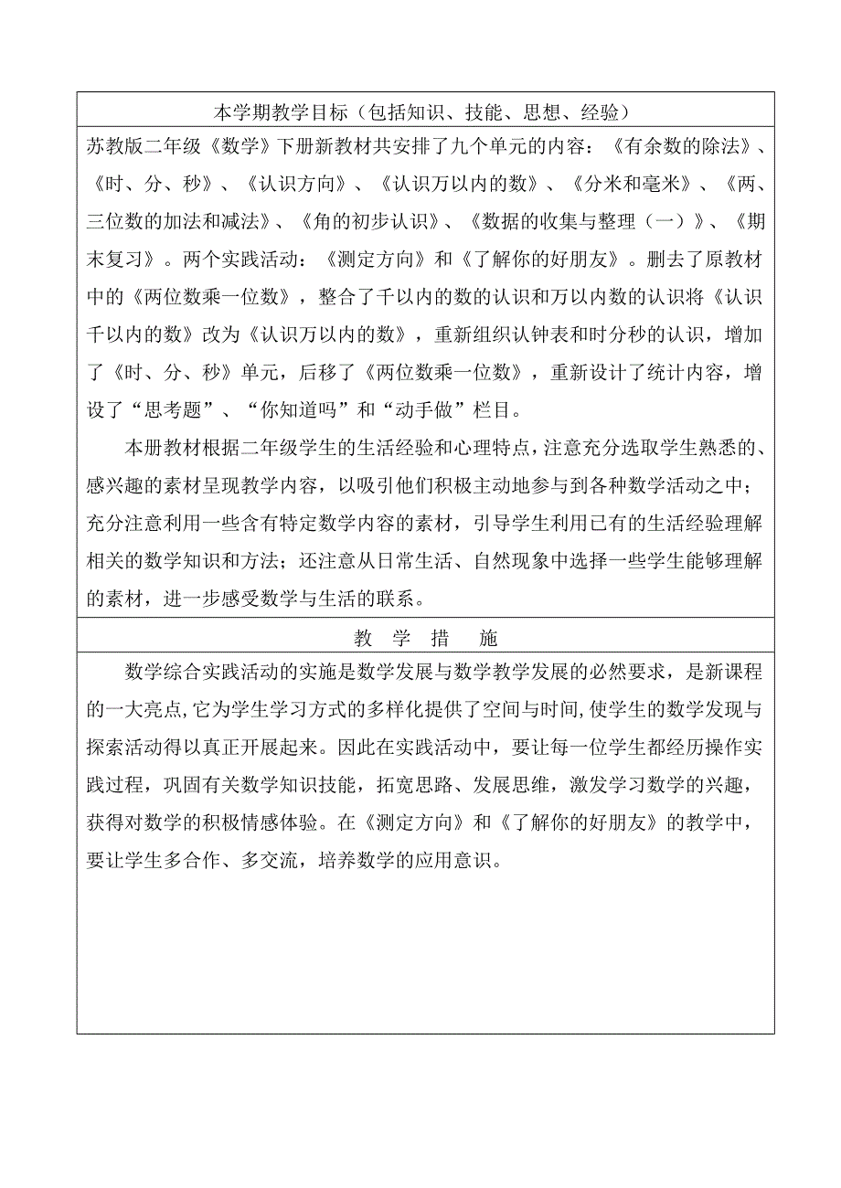 二年级下册数学计划表_第3页