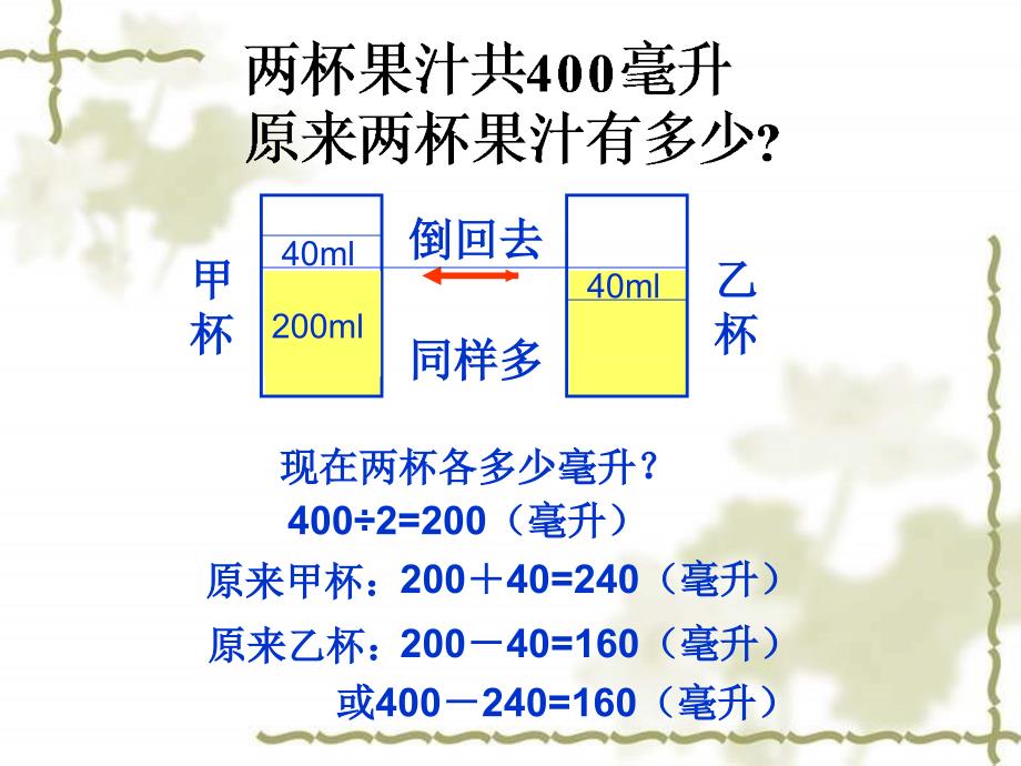 苏教版五年级下册《倒过来推想》ppt课件_第4页