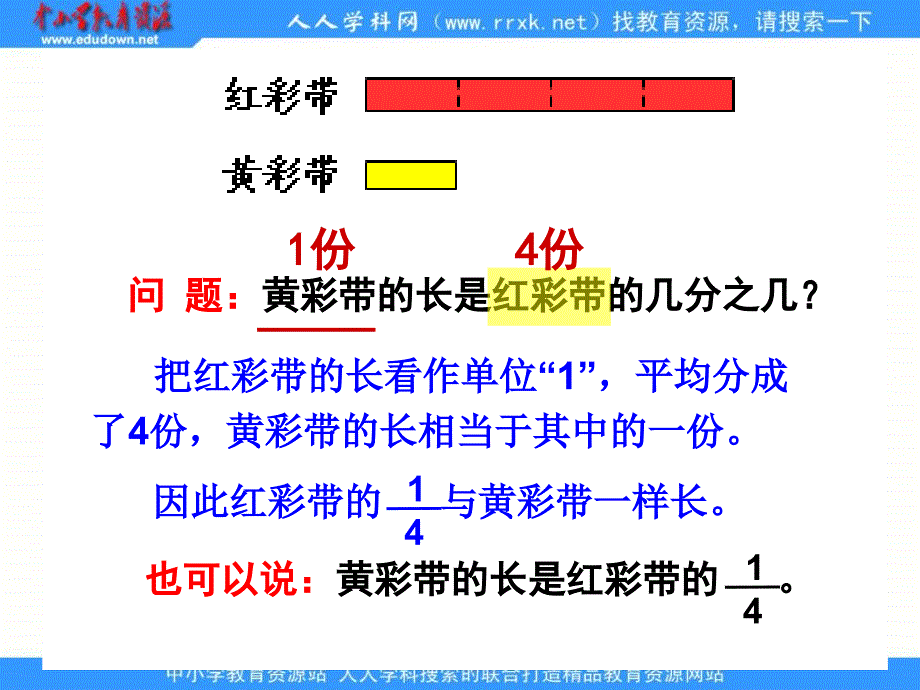 苏教版五年级下册《一个数是另一个数的几分之几》ppt课件_第4页