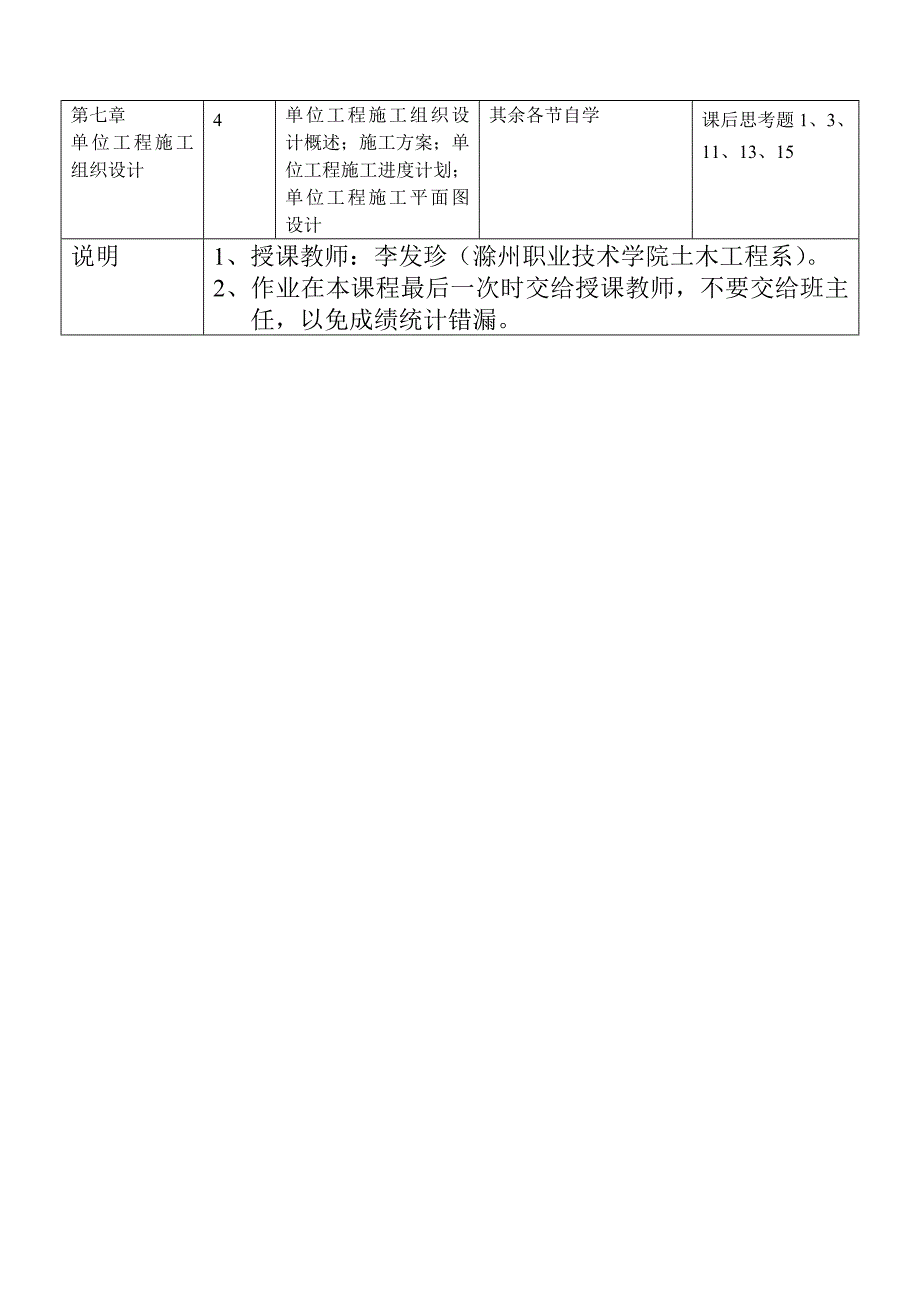 建筑工程施工组织管理  自学指导书_第2页