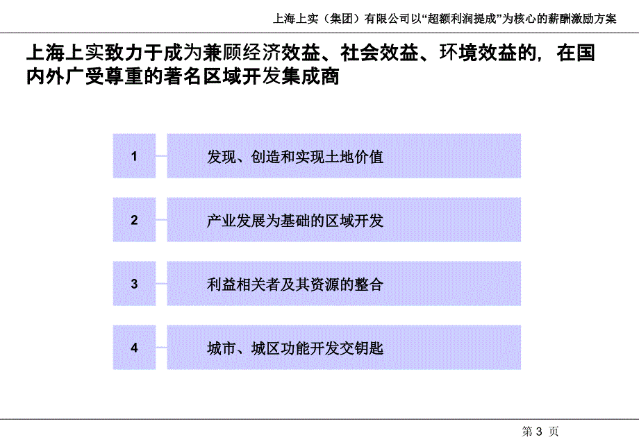 上海上实超额利润提成薪酬激励方案_第3页