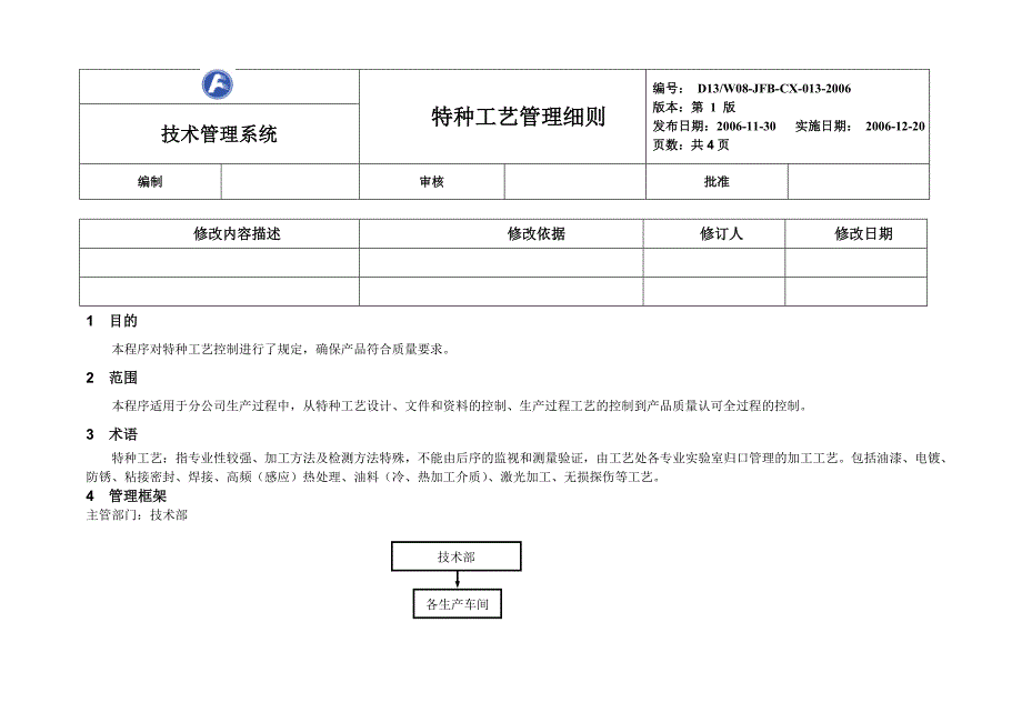 特种工艺管理细则_第1页