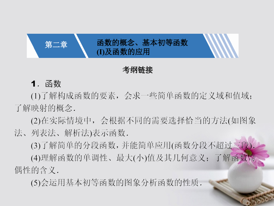 高考数学一轮复习第二章函数的概念、基本初等函数（Ⅰ）及函数的应用2.1函数及其表示课件文_第1页