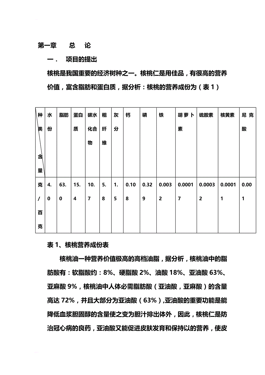 【精品】核桃油浸出油厂可行性研究报告_第2页