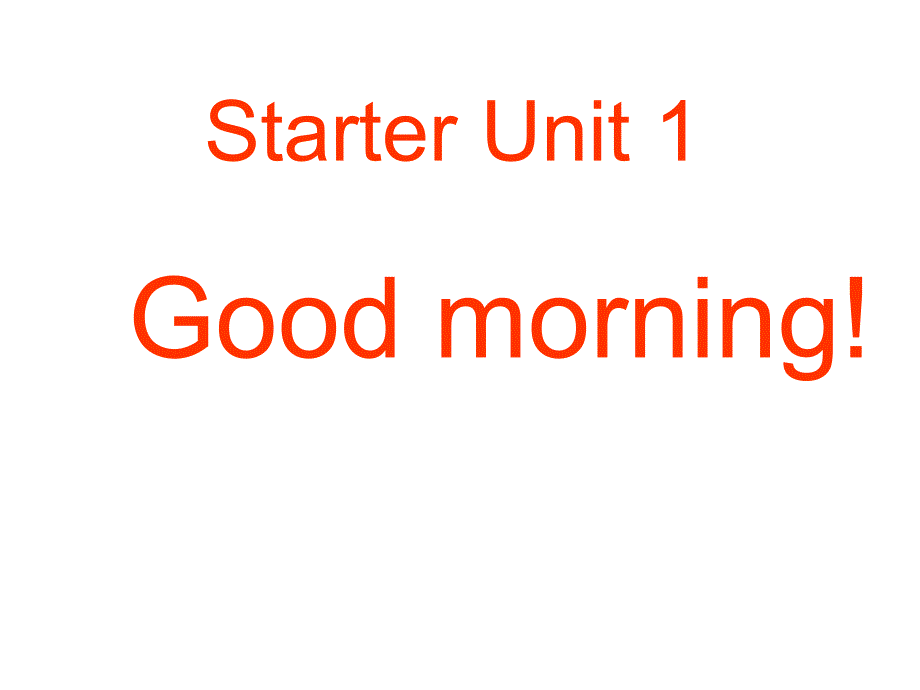 七年级英语上学期Starter-Unit1新目标1_第1页