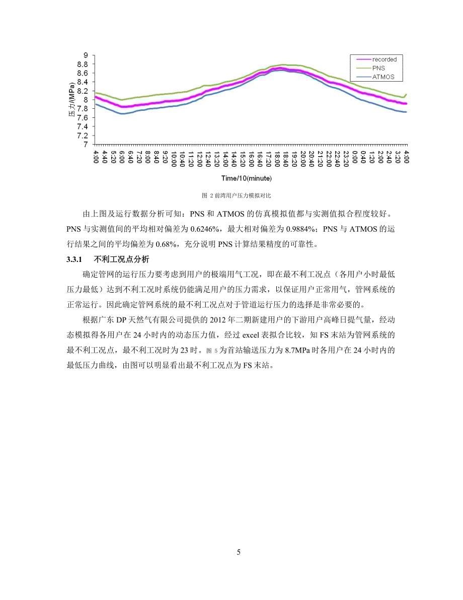 LNG管道运行压力分析_第5页