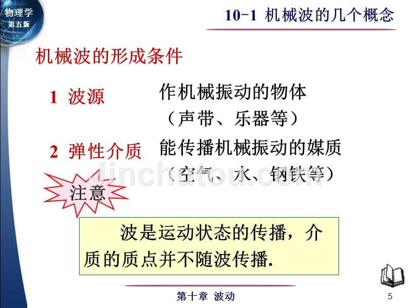 机械波及波的形式波长 波线及波面 波速(1)_第5页