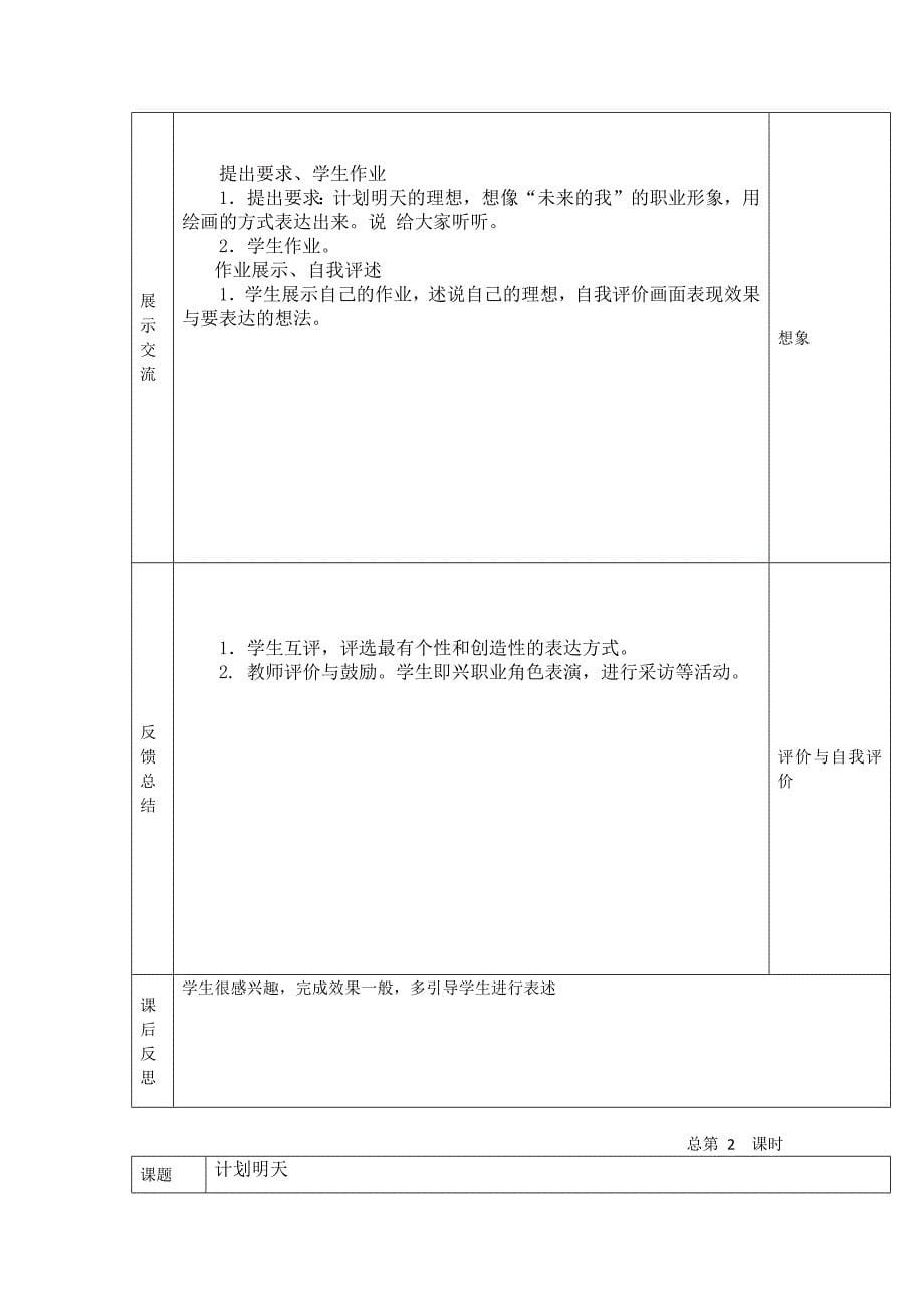 四年级下美术全册教案和计划_第5页