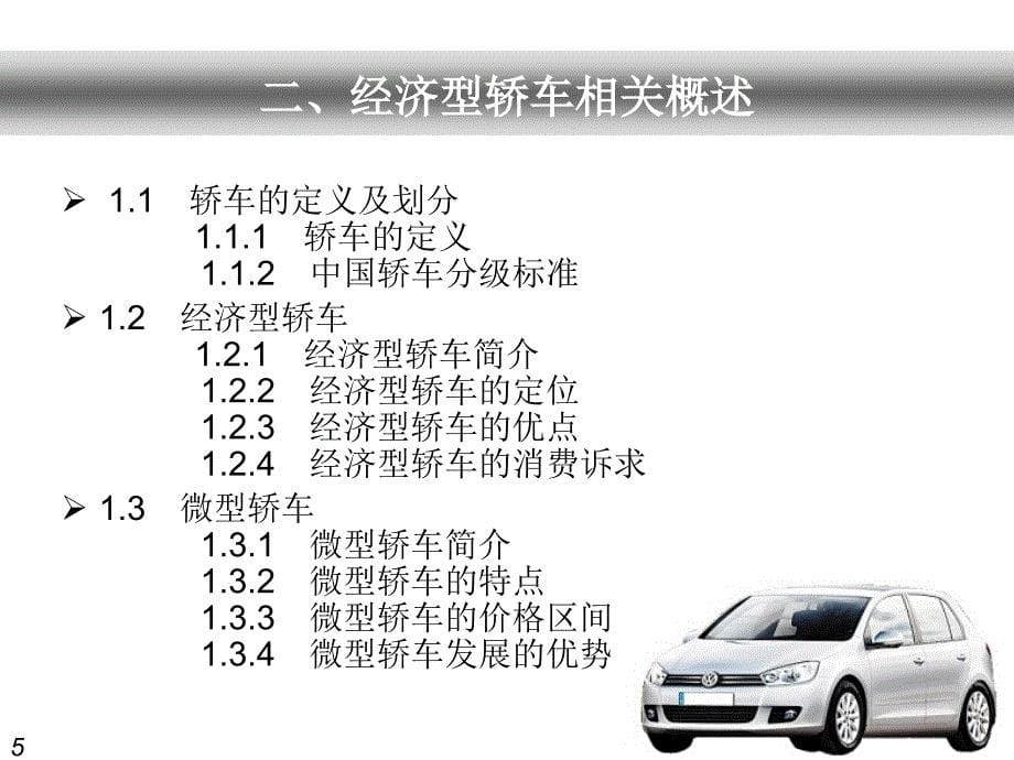 中国轿车市场调查及投资分析报告_第5页