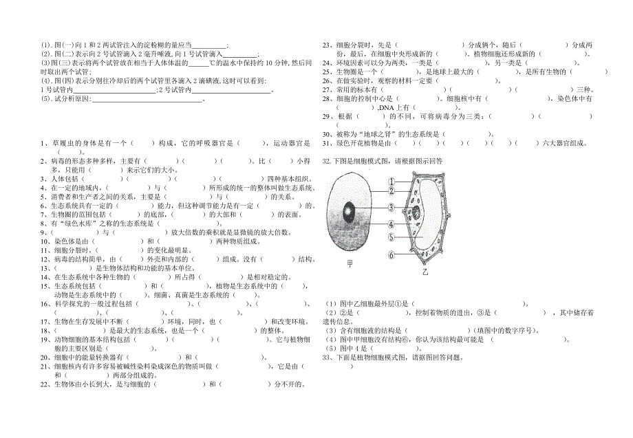 七年级下册填空题_第4页