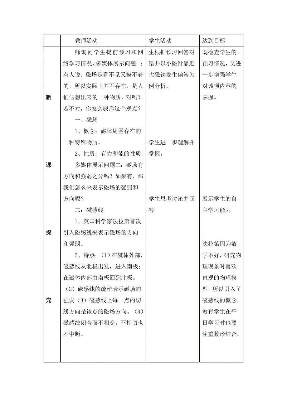 电流的磁效应教案_第2页