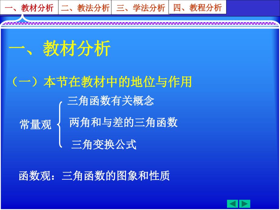 《正弦函数、余弦函数的图象与性质》说课课件_第3页