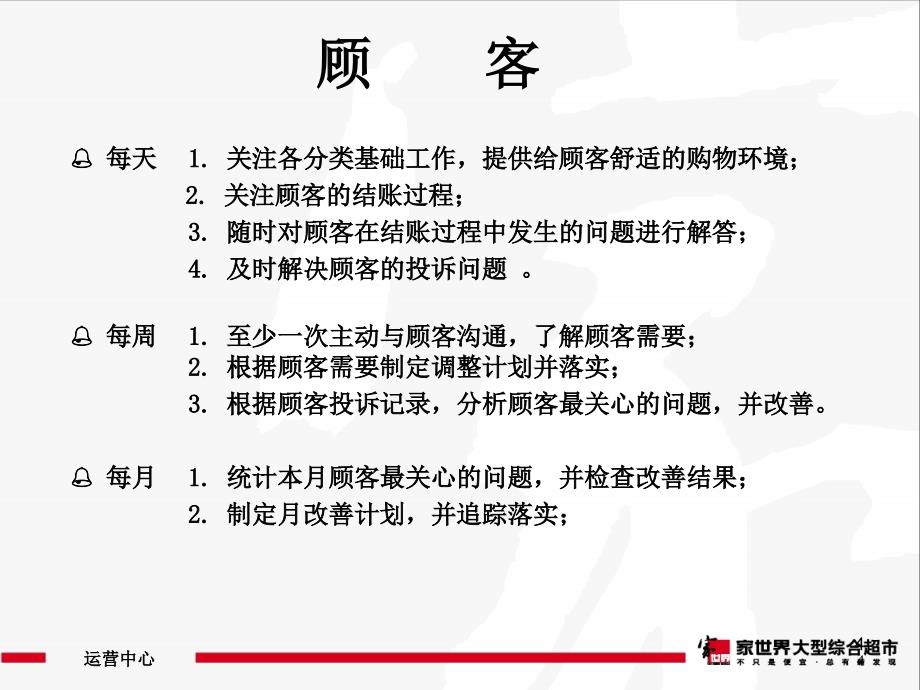 家世界大型综合超市收银部经理岗位职责制订版_第4页