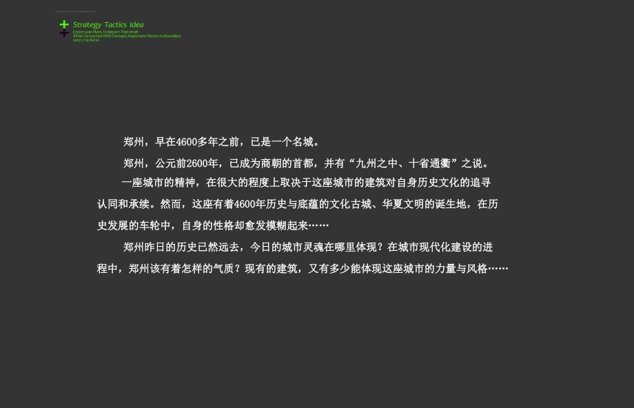 河南裕鸿置业郑州紫荆山路项目企划思路提报ppt培训课件_第4页