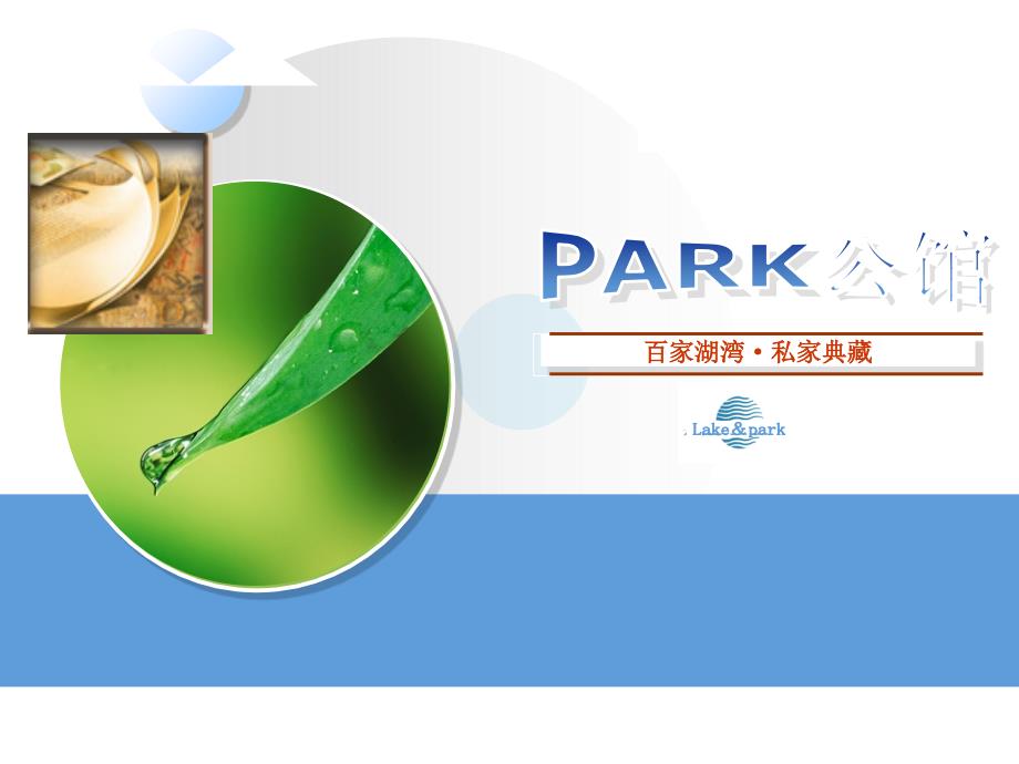 南京项目pptpark公馆百家湖湾_第1页