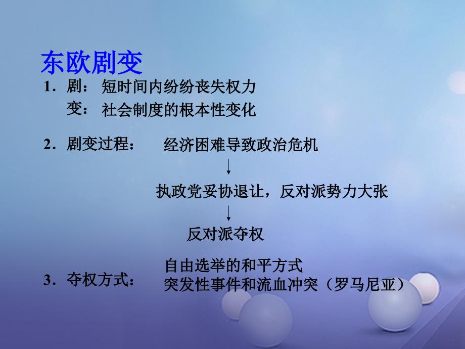 2018年九年级历史下册 第五单元 第13课 东欧剧变和苏联解体课件2 岳麓版_第4页