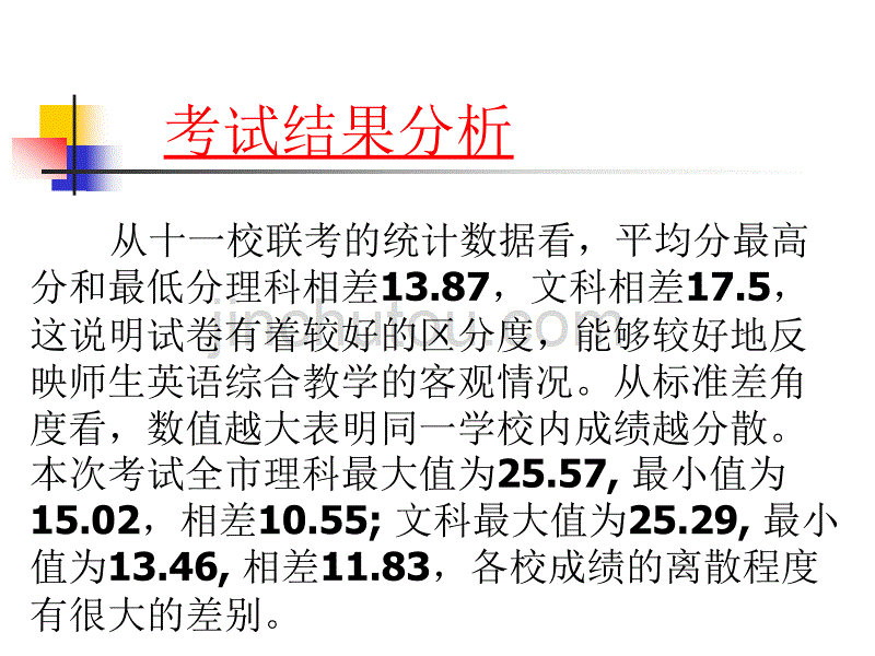 台州市高三年级第一次调考英语试卷分析及教学建议_第4页