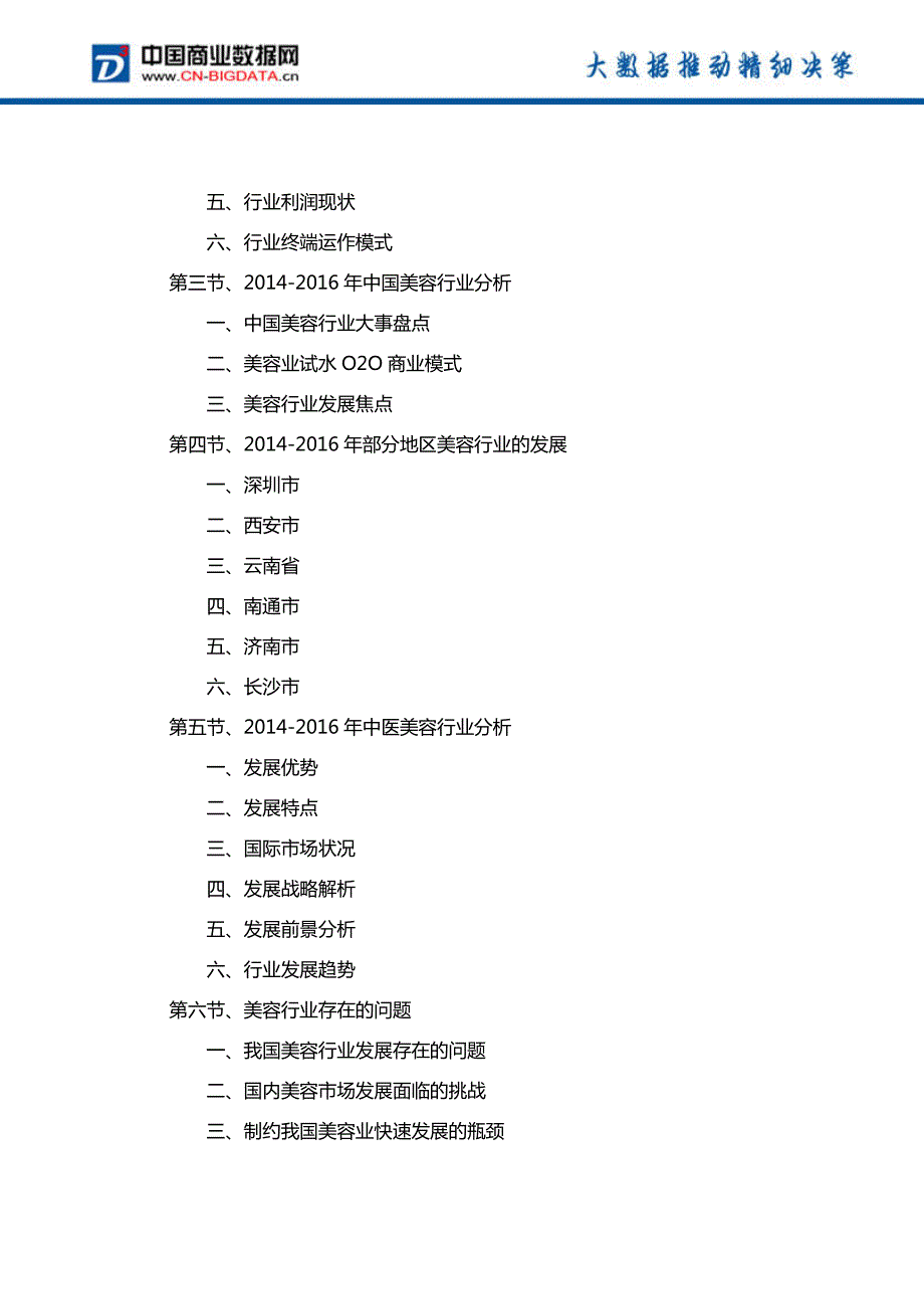 20172021年中国美容市场投资规划及前景分析报告(目录)_第4页