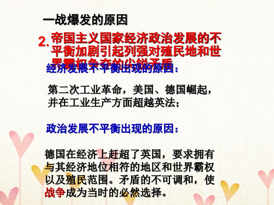 2018年高中历史 第1单元 第一次世界大战 第1课 第一次世界大战课件 新人教版选修3_第4页