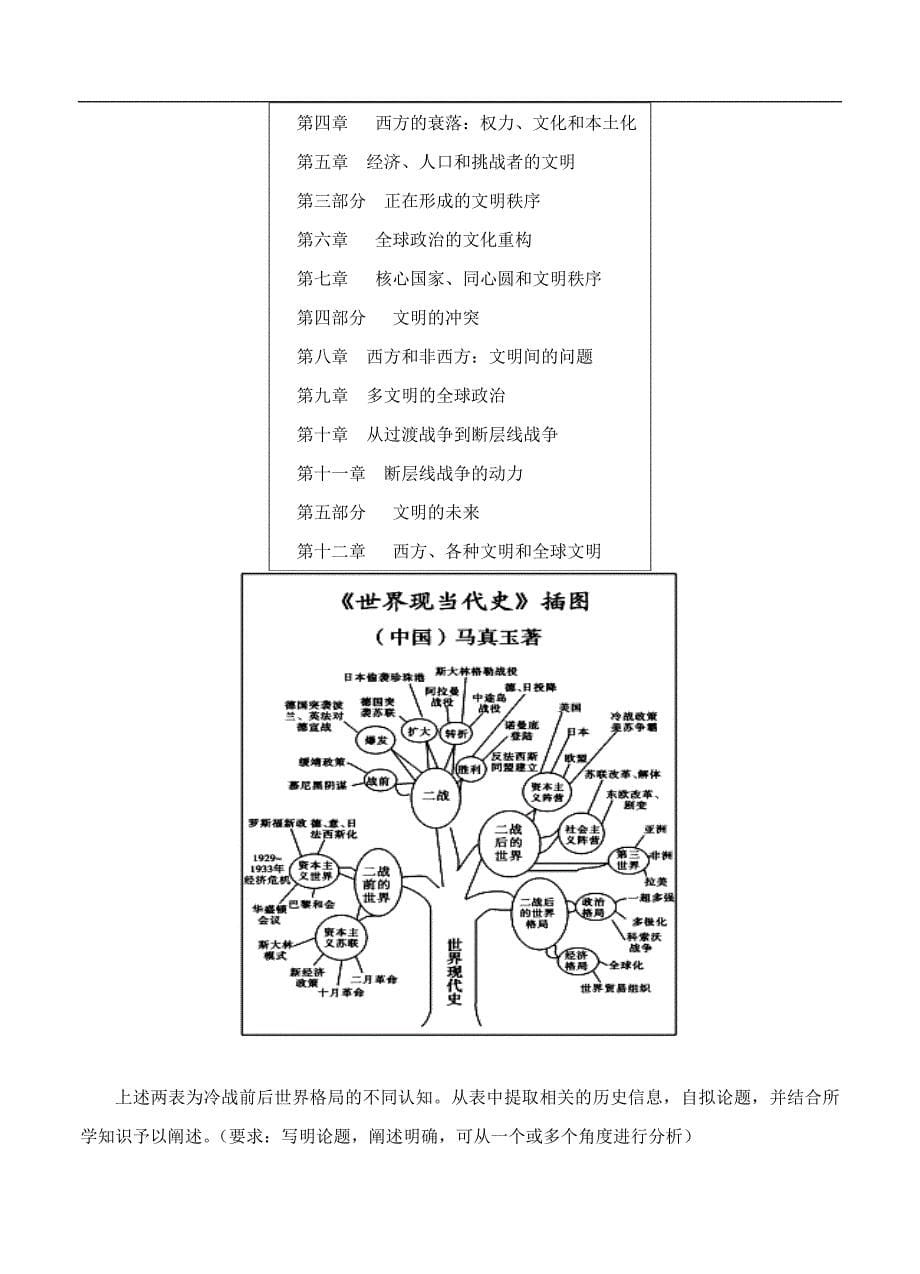 （高三历史试卷）-255-安徽省高三寒假模拟（四）历史_第5页