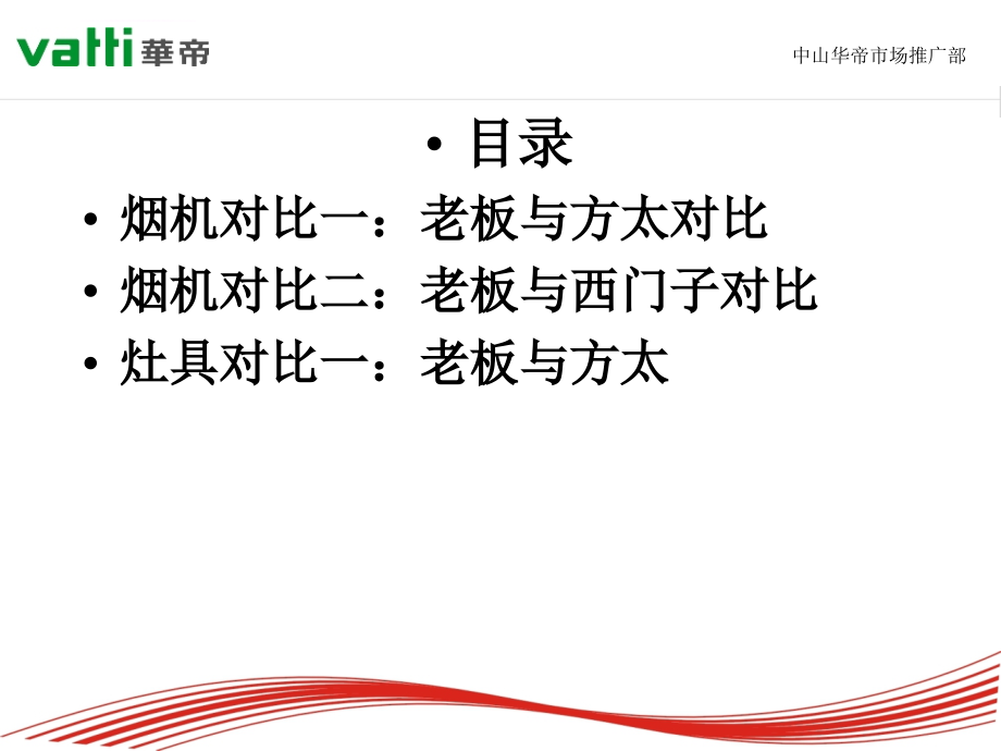华帝中山项目组导购员培训竞品知识_第1页
