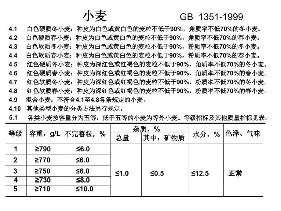 小麦加工工艺流程图ppt培训课件_第5页