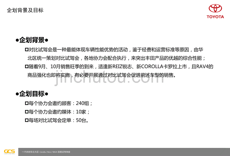 一汽丰田汽车华北地区深度试驾体验活动策划_第3页