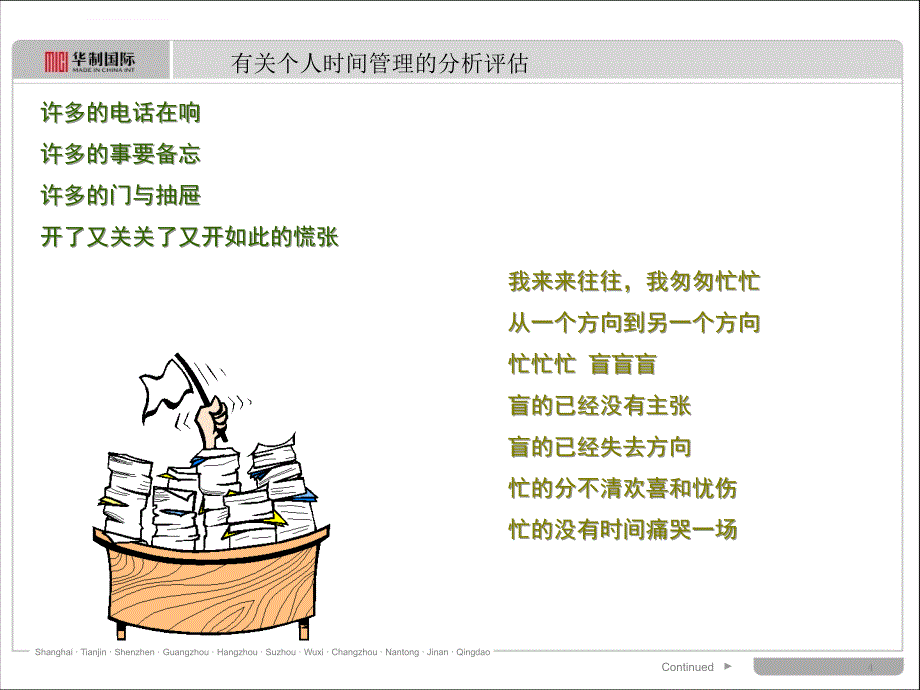 一线主管学员手册时间管理ppt培训课件_第4页